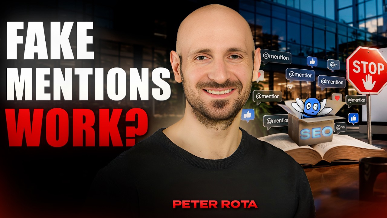 SEO Box podcast episode with Peter Rota on fake brand mentions in AI search